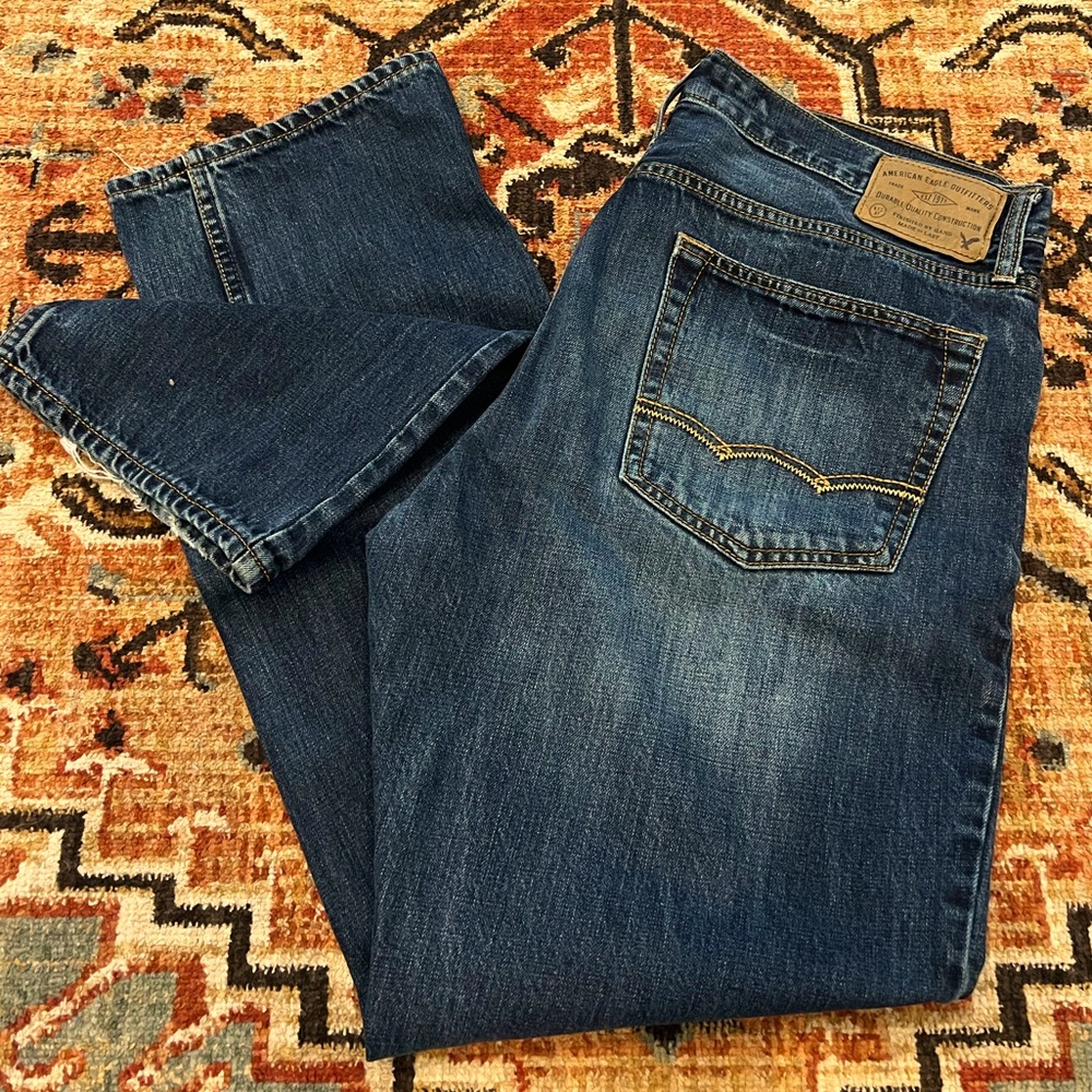 Men’s American Eagle Relaxed Straight 36x34 Jeans